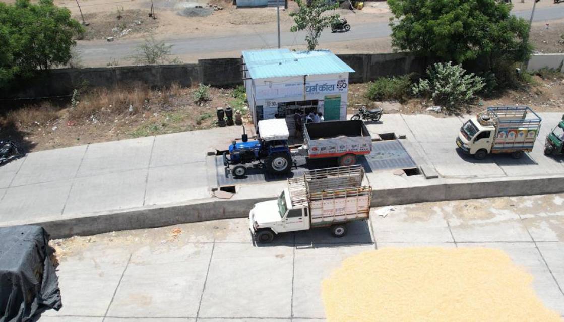 मंडी यार्ड में तौलकांटों की व्यवस्था